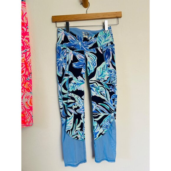 Lilly Pulitzer Women's Sz XS Luxletic Crop Legging Multicolor - Picture 5 of 10